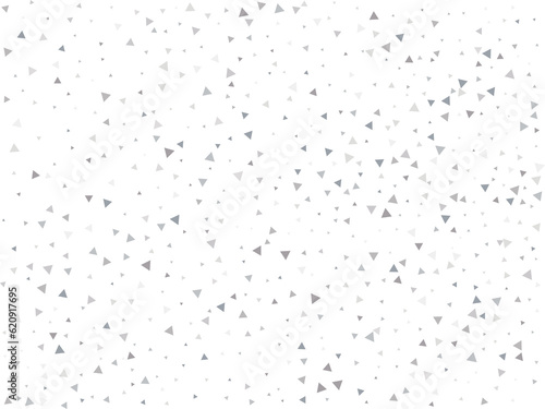 Birthday Silver Triangular Confetti