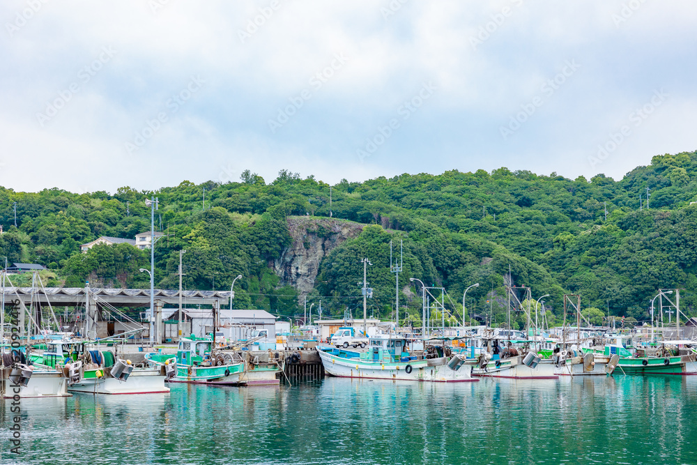 素材　日本の漁港