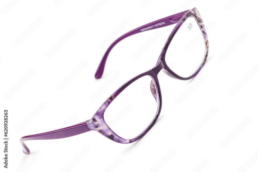 Glasses for vision-women's Glasses. on white background Glasses for vision-women's Glasses. on white background