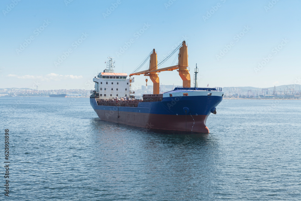 cargo ship at sea at different angles cargo ship at sea at different angles