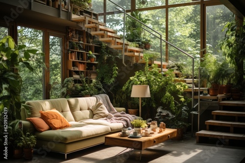Urban Jungle Modern Interiors, Generative AI