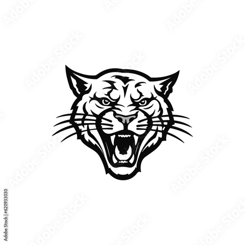 Canvas Print Cougar logo