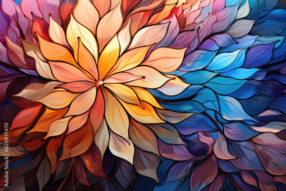 Trendy abstract design. Generative AI Trendy abstract design. Generative AI