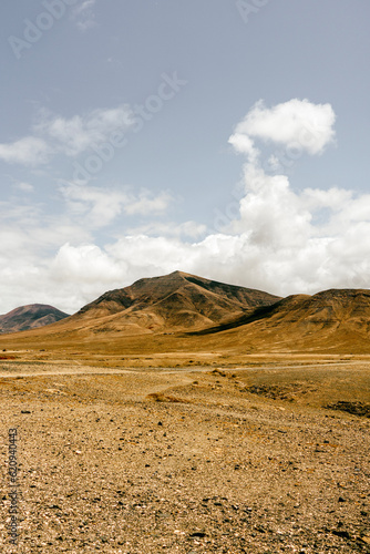 landscape like a desert with sky