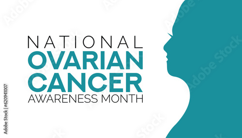 Ovarian Cancer awareness month is observed every year in September. banner design template Vector illustration background design. © Rabin