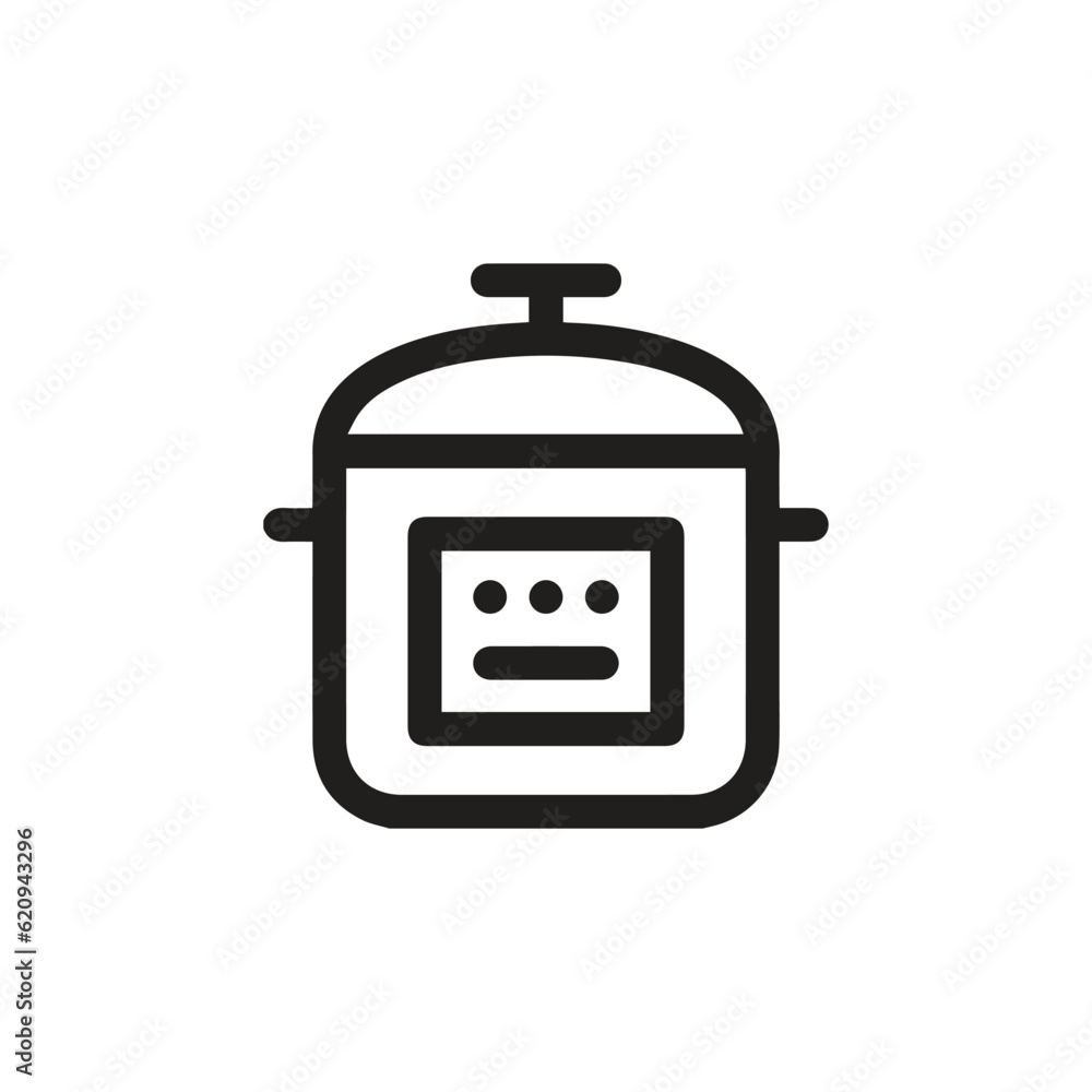 Express Pot icon vector. Linear style sign for mobile concept and web design. Express Pot symbol illustration. Pixel vector graphics - Vector. Express Pot icon vector. Linear style sign for mobile concept and web design. Express Pot symbol illustration. Pixel vector graphics - Vector.