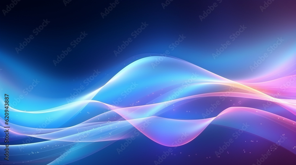 Abstract background with blue and purple wavy lines.ai generated.. Abstract background with blue and purple wavy lines.ai generated..