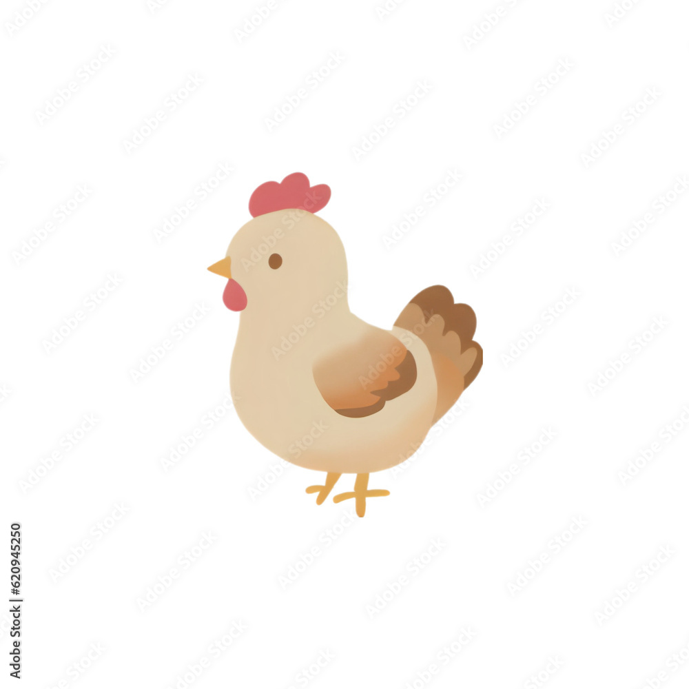 Chicken illustration png Generative AI Chicken illustration png Generative AI