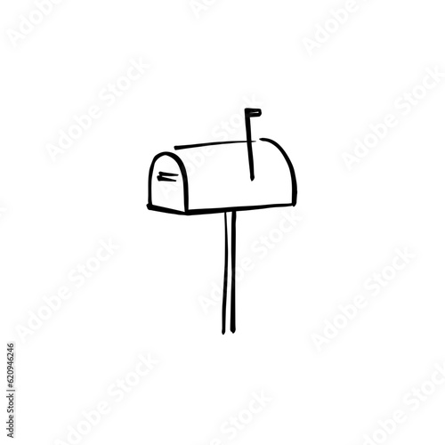 Mailbox- hand-drawn