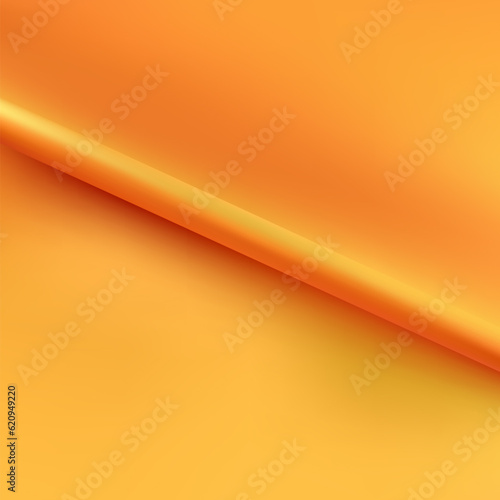 Orange fabric texture background  detail of silk or linen pattern. eps 10