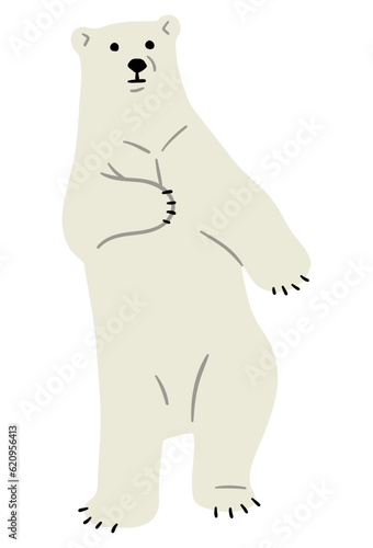 Polar Bear Single 6  vector illustration