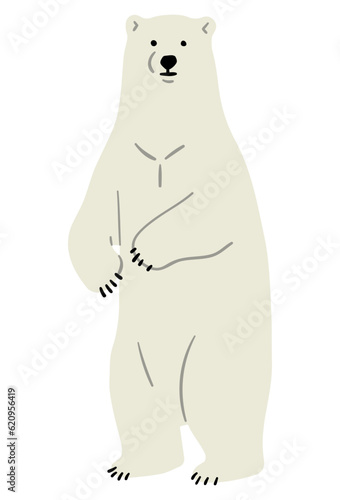 Polar Bear Single 2  vector illustration