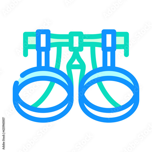 climbing harnesses mountaineering adventure color icon vector. climbing harnesses mountaineering adventure sign. isolated symbol illustration