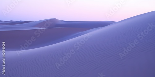 AI Generated. AI Generative. Blue dark evening sand dunes desert outdoor nature landscape. Adventure travel explore arabian dubai egypt trip vibe. Graphic Art