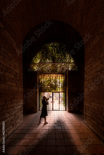 Shadow and Light at the Historical Bzyantium Walls Gate