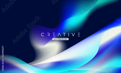 Abstract liquid gradient Background. Fluid colour mix. Blue vivid Color blend. Modern Design Template For Your ads, Banner, Poster, Cover, Web, Brochure, and flyer. Vector Eps 10