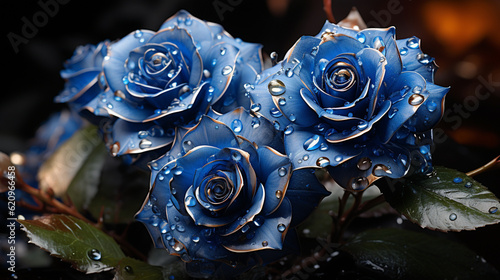 Fototapeta Naklejka Na Ścianę i Meble -  rose and water HD 8K wallpaper Stock Photographic Image