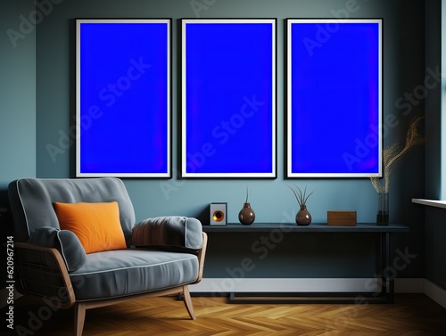Frame with blank customizab...