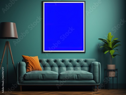 Frame with blank customizab...