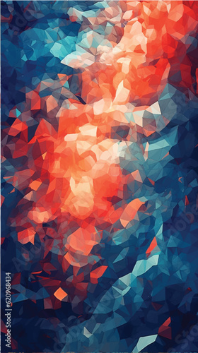 Seamless abstract geometric chain pattern. Vector Illustration. Geometry minimalist composition template. Design for banner, flyers, print, poster, wallpaper, fabric. Abstract geometric background. 