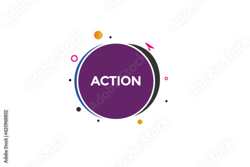 new action, level, sign, speech, bubble 
