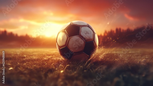 soccer ball in the sky