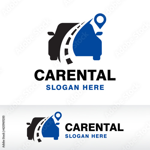 auto car rental logo design, vector, icon, symbol, template