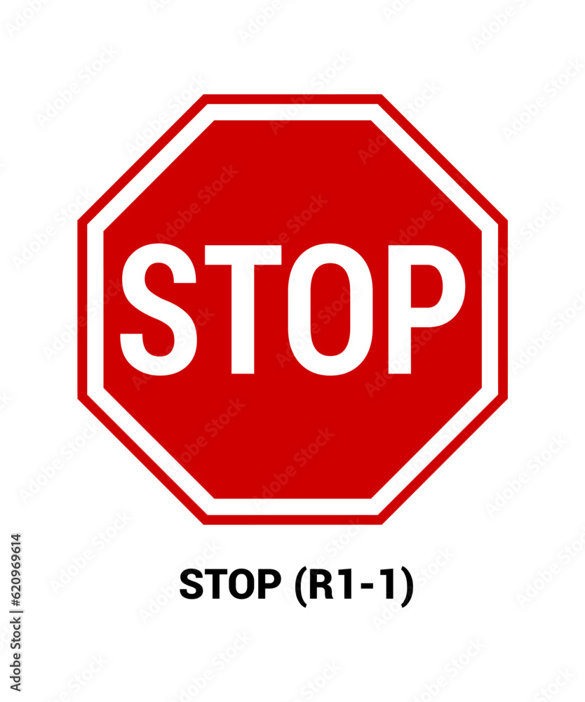 STOP , Regulatory Signs with description STOP , Regulatory Signs with description