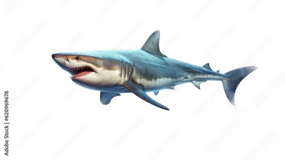 shark isolated on white background