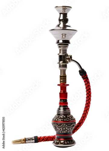 arabic hookah object on isolated transparent background