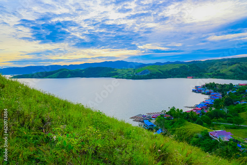 sentani lake, jayapura, papua, indonesia