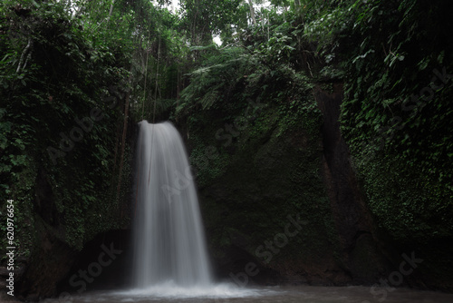 Tropical waterfall in Bali, Indonesia © ivancheremisin