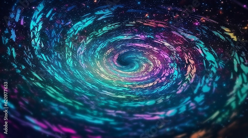  sparkle rainbow fairy dust spiral
