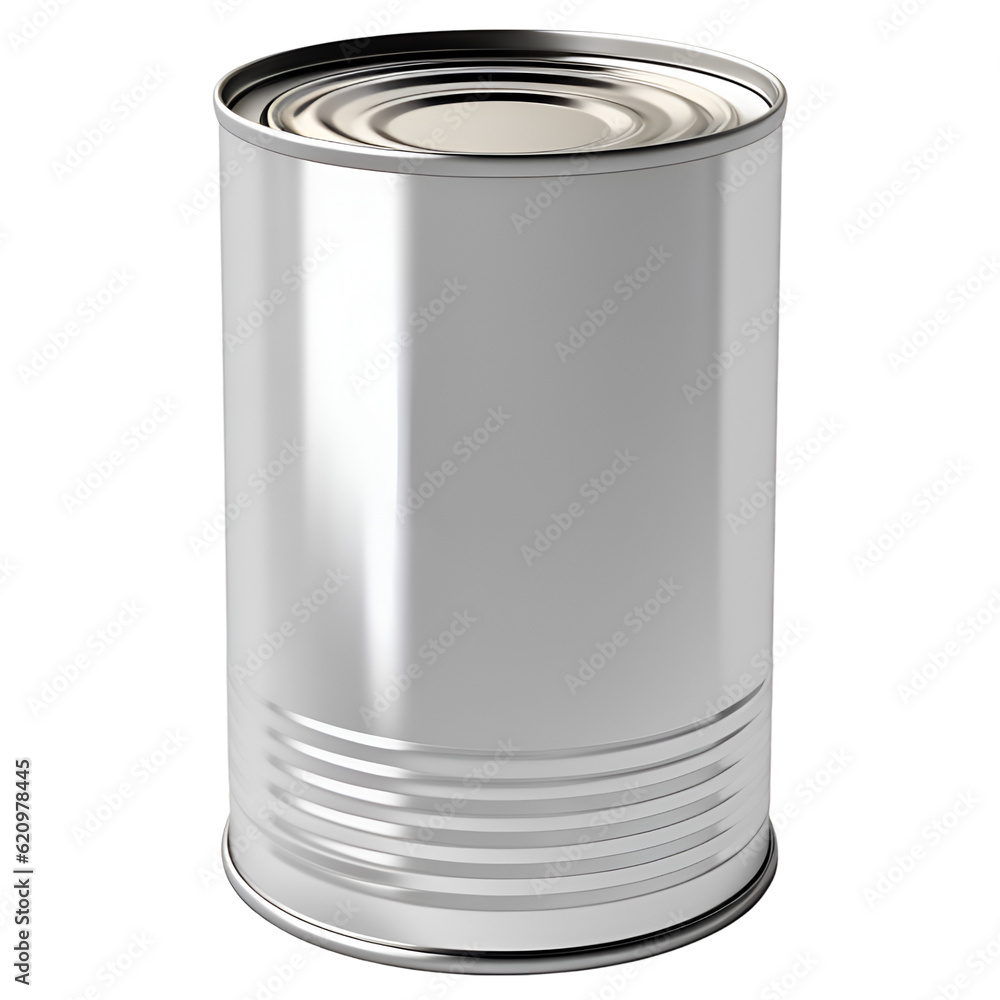 aluminum tincan on isolated transparent background, useful for mockup template aluminum tincan on isolated transparent background, useful for mockup template