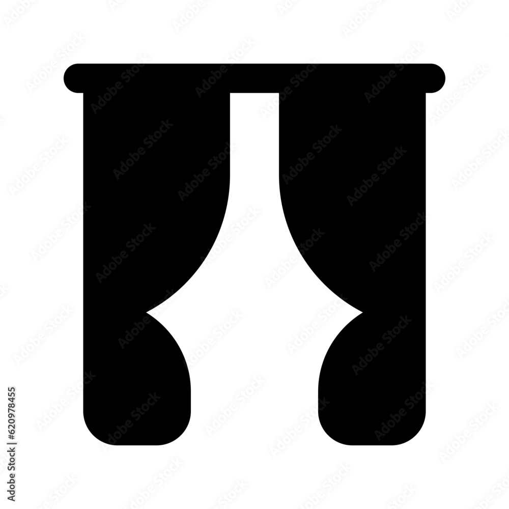 curtain glyph icon curtain glyph icon