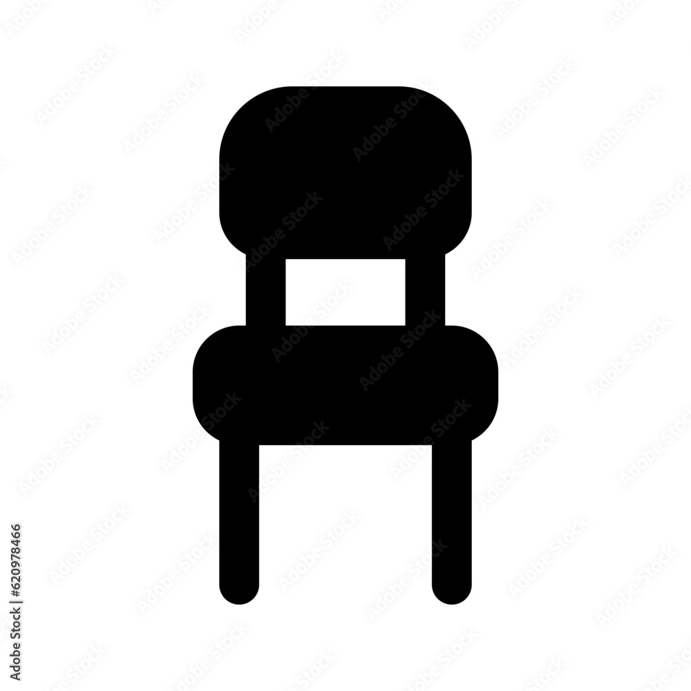 chair glyph icon chair glyph icon