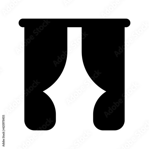 curtain glyph icon