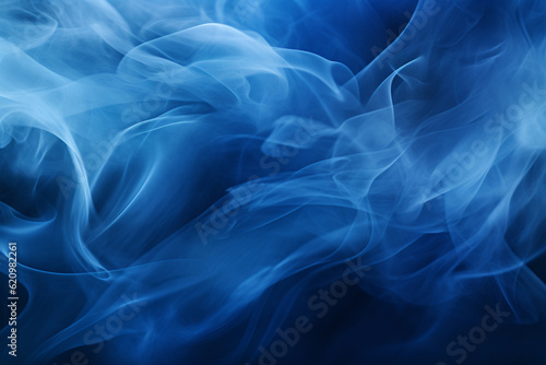 Blue smoke pattern background © Gun