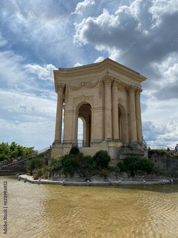 Château d’eau du Peyrou à Montpellier, Occitanie Château d’eau du Peyrou à Montpellier, Occitanie