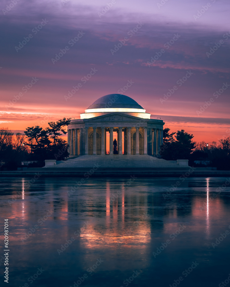 Obraz premium Jefferson Memorial Before Dawn