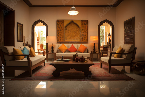 modern indian living room