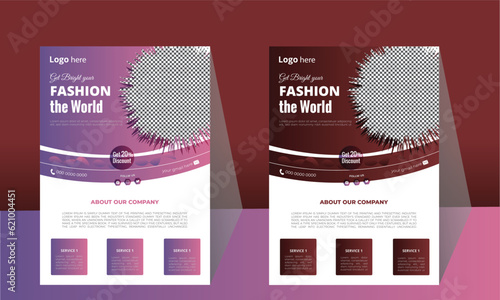 Fashion flyer, Fashion flyer template, vector Design
