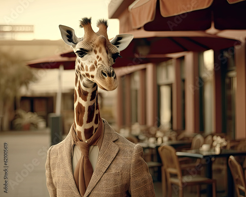 Gentlemanly Giraffe © Maxim
