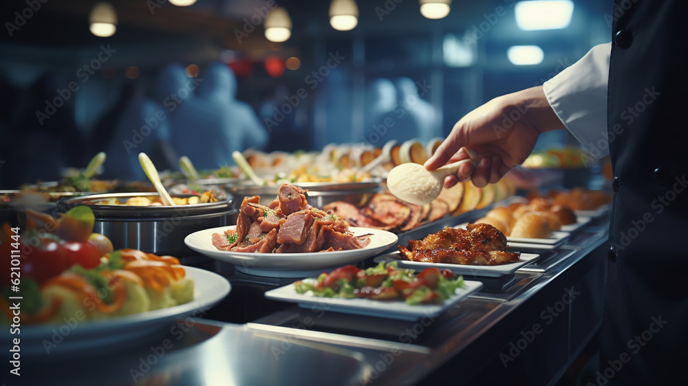 business with products or food service. generative AI business with products or food service. generative AI