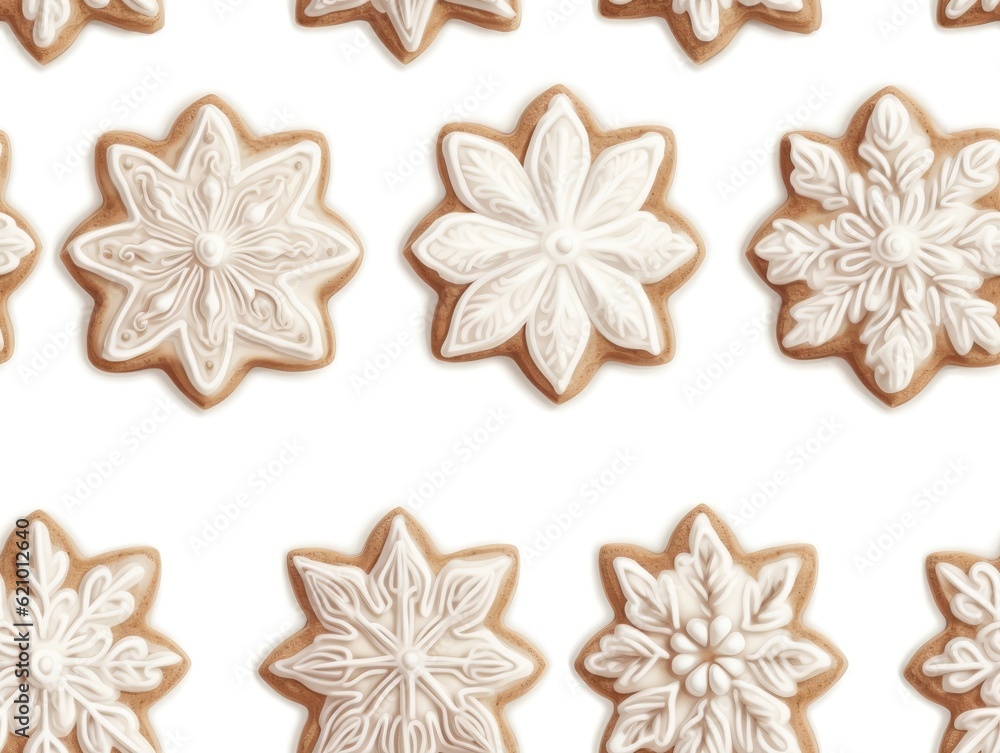 Ginger Bread drawn style seamless tiles (generative AI) Ginger Bread drawn style seamless tiles (generative AI)