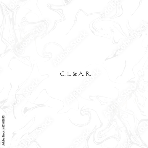 Simple marble vector texture. Minimalist white background. Elegant geometric template