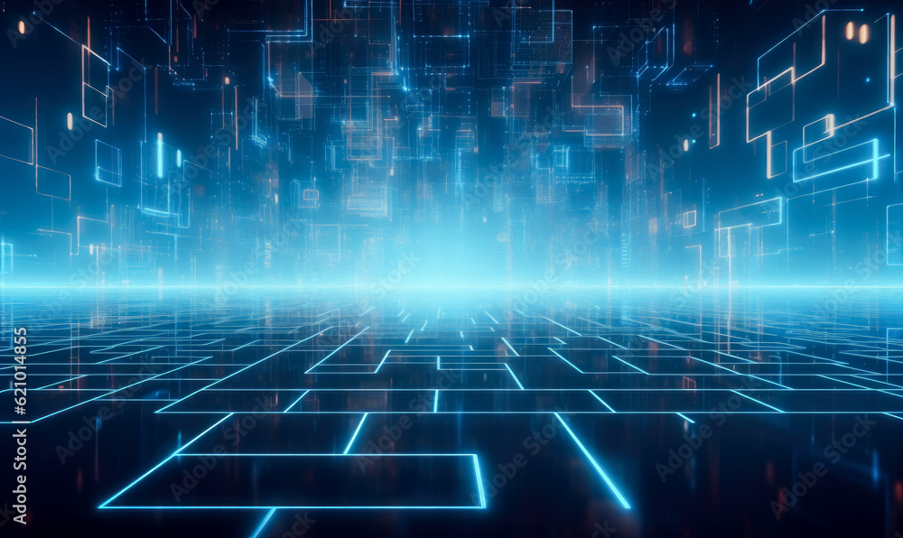 Futuristic technologic digital technology concept background, in the style of digital, technocore, digital decadence wallpaper. Futuristic technologic digital technology concept background, in the style of digital, technocore, digital decadence wallpaper.