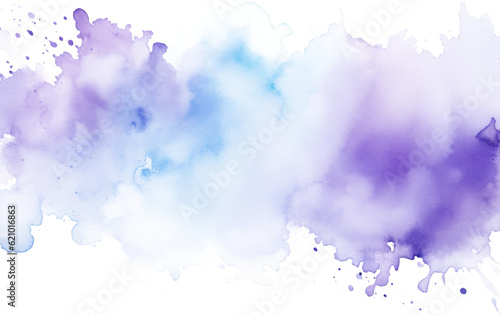 Paint stains watercolor streak on transparent background