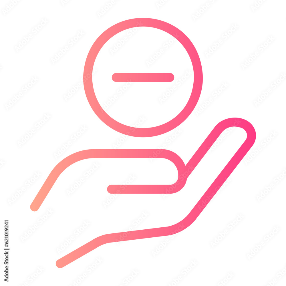 delete gradient icon delete gradient icon