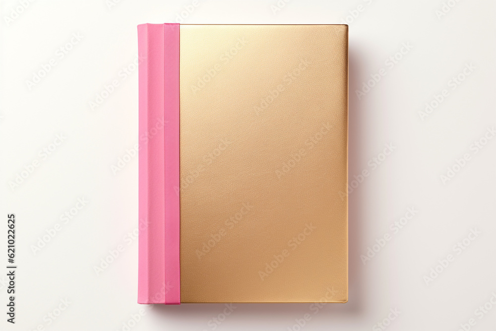 Fototapeta premium Women's hardcover notebook, created with Artificial Intelligence
